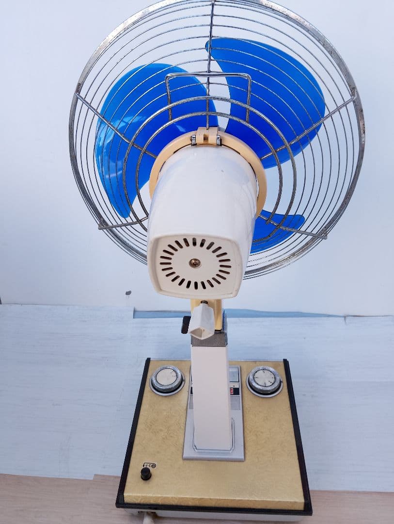 National 扇風機 F-35MA子供がガードに触ると羽根が止まるストップ