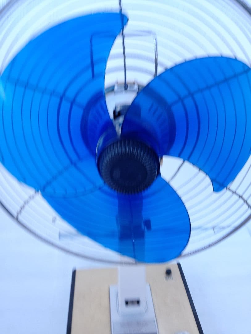 National 扇風機 F-35MA子供がガードに触ると羽根が止まるストップ