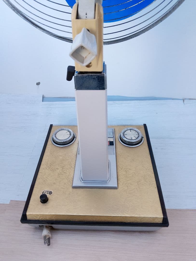 National 扇風機 F-35MA子供がガードに触ると羽根が止まるストップ