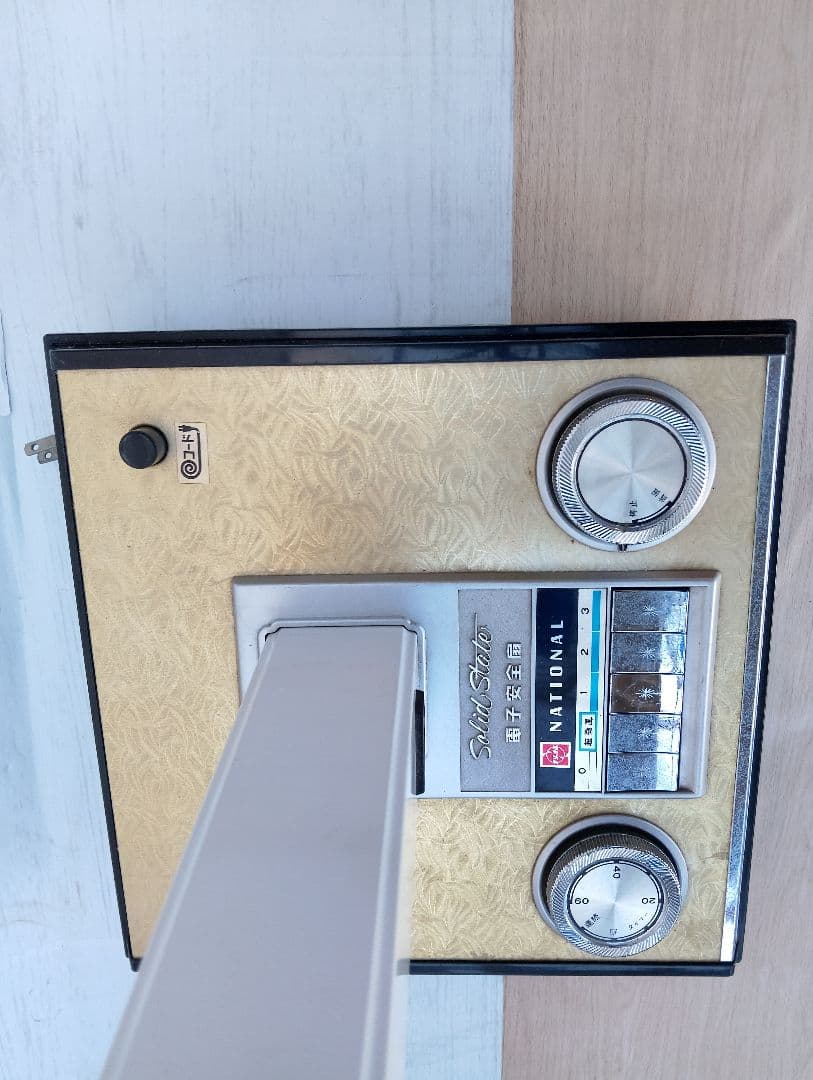 National 扇風機 F-35MA子供がガードに触ると羽根が止まるストップ