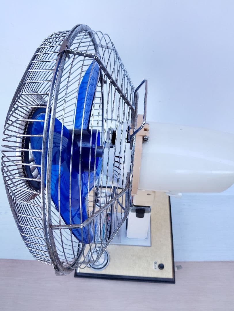 National 扇風機 F-35MA子供がガードに触ると羽根が止まるストップ