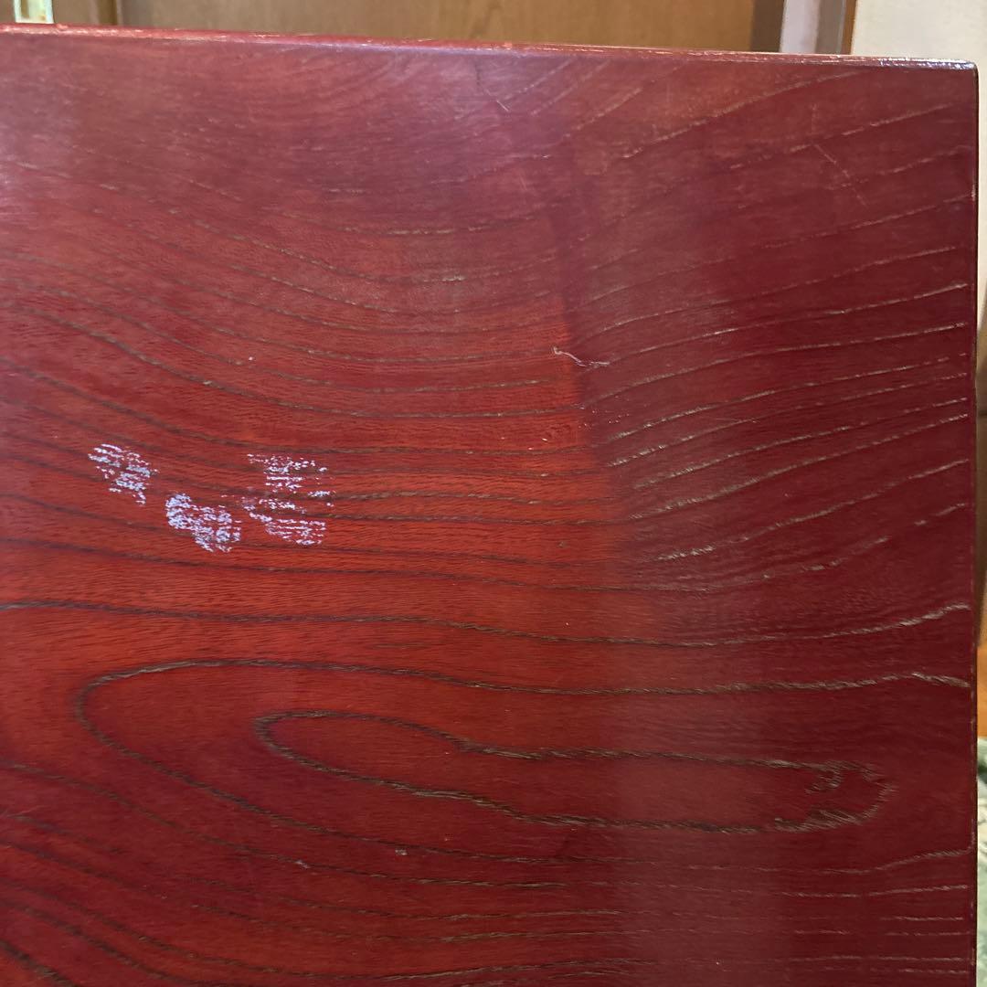 送料込み）座卓　昭和レトロ　ローテーブル　ダークブラウン　細かいキズあり