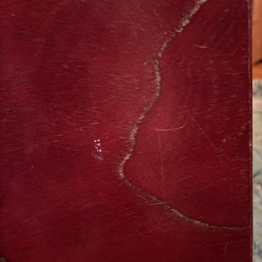 送料込み）座卓　昭和レトロ　ローテーブル　ダークブラウン　細かいキズあり