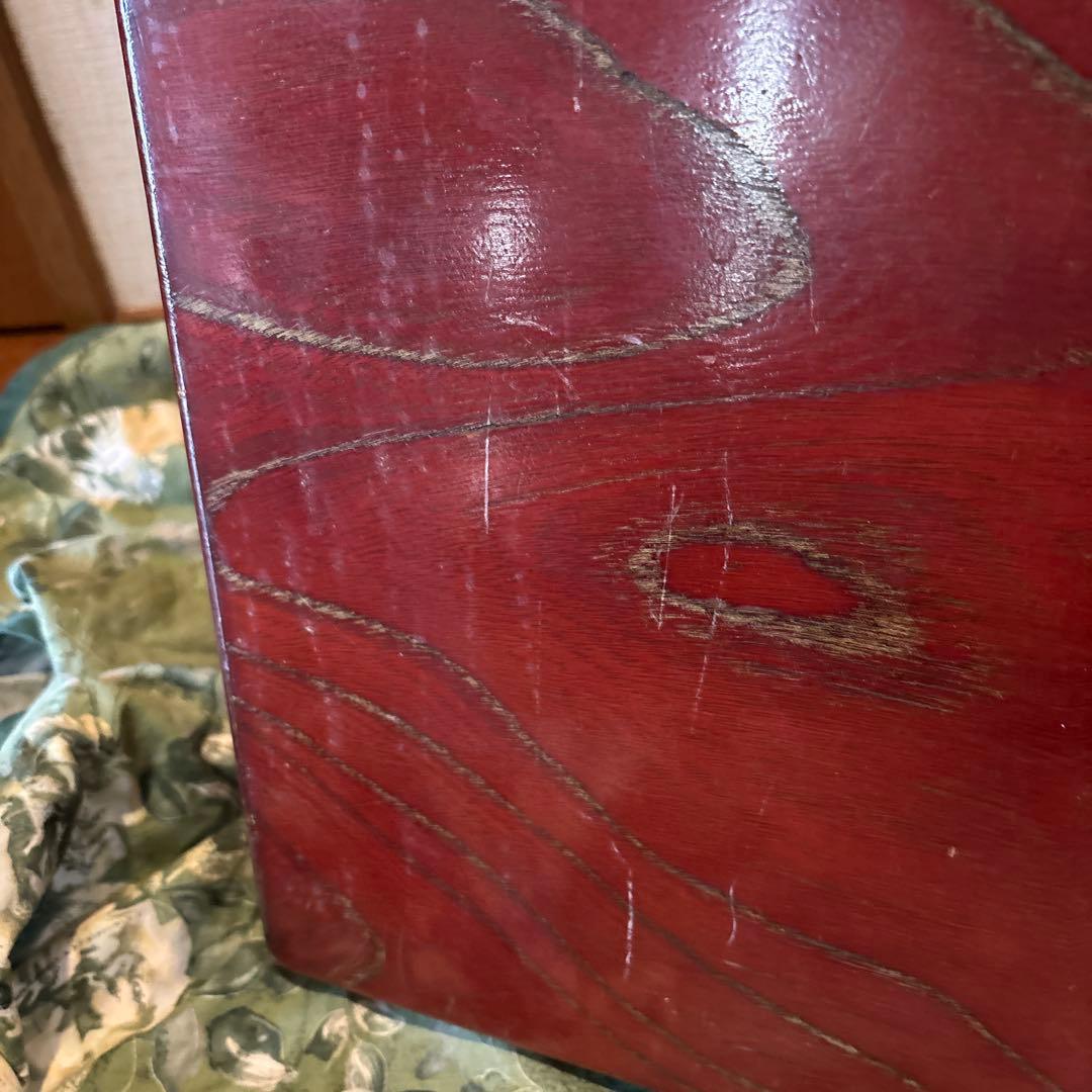 送料込み）座卓　昭和レトロ　ローテーブル　ダークブラウン　細かいキズあり