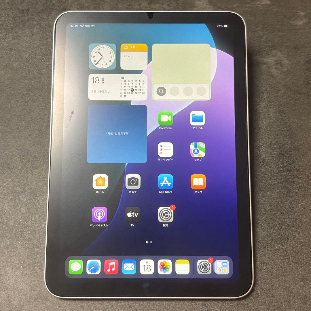 CF308★動確済み★iPad mini 第6世代 Wi-Fiモデル 256GB