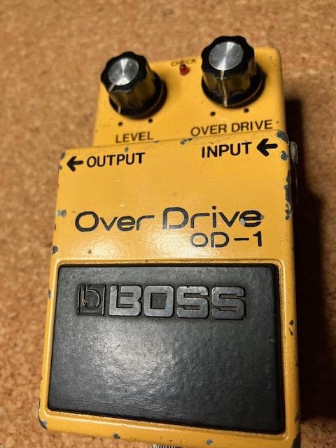 銀ネジ　BOSS Over Drive OD-1 /　1980年4月製