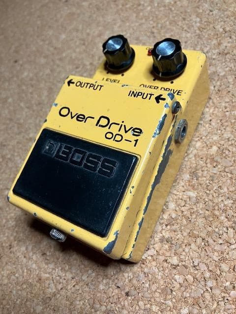 銀ネジ　BOSS Over Drive OD-1 /　1980年4月製