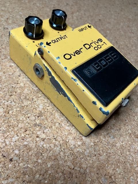 銀ネジ　BOSS Over Drive OD-1 /　1980年4月製