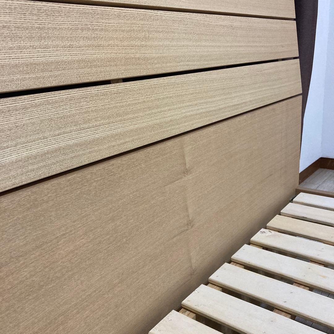 【自社配送エリア限定販売】小傷有り ニトリダブルサイズベッドフレーム！