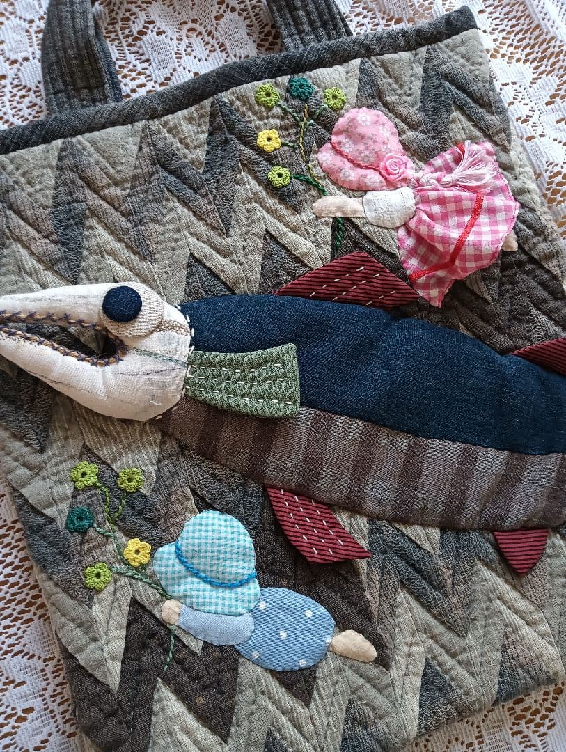 スーちゃん 鮭さんとお散歩