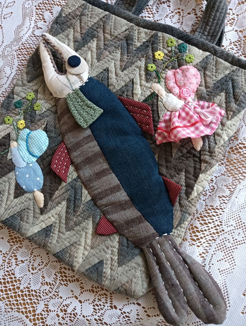 スーちゃん 鮭さんとお散歩