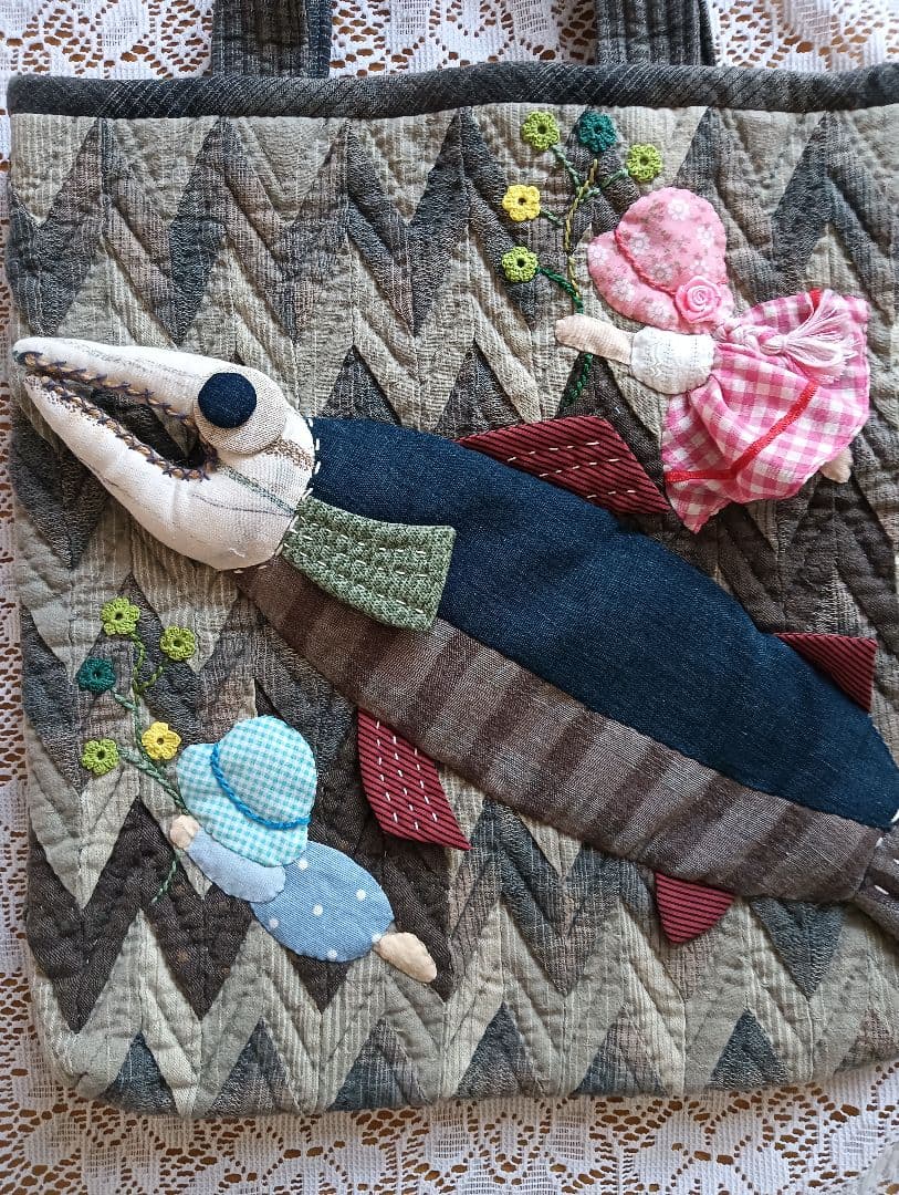 スーちゃん 鮭さんとお散歩