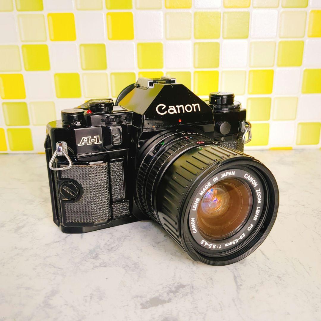 完動品★ Canon キャノン A-1 / FD 70mm F3.5 整備済み