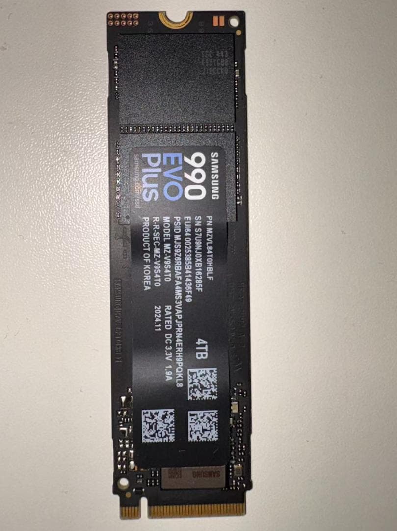 内蔵型SSD Samsung 990 EVO Plus 4TB M.2 SSD