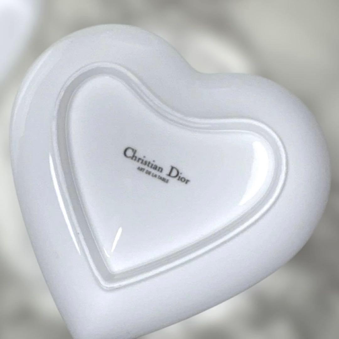 新品　クリスチャンディオール ハート　ロゴ　リボン　プレート　2枚