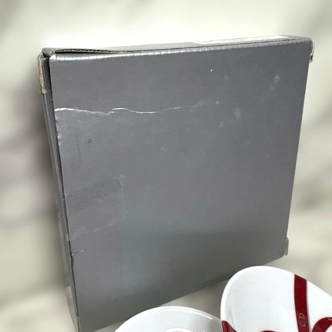 新品　クリスチャンディオール ハート　ロゴ　リボン　プレート　2枚