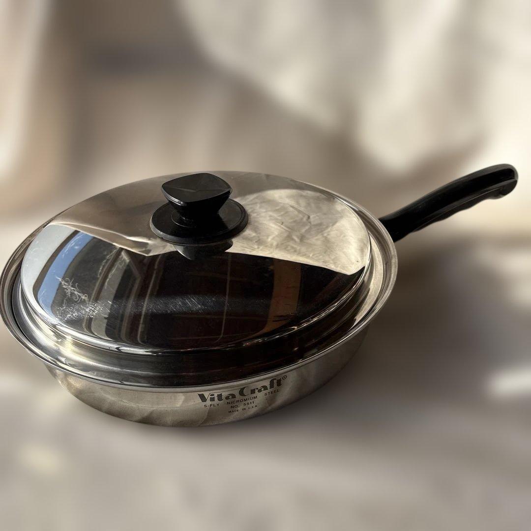 Queen's Collection Silver-Tone 鍋フライパンセット