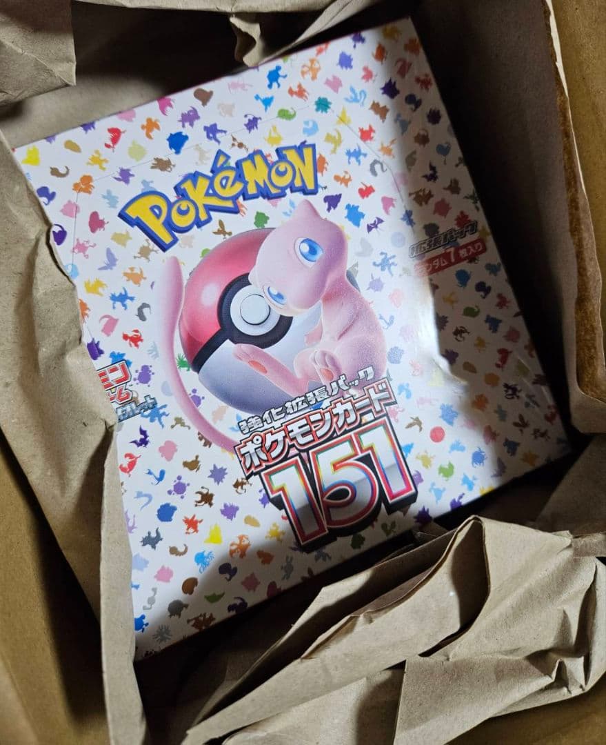 ポケセン産　ポケモンカード 151 シュリンク付き　1box 新品未開封