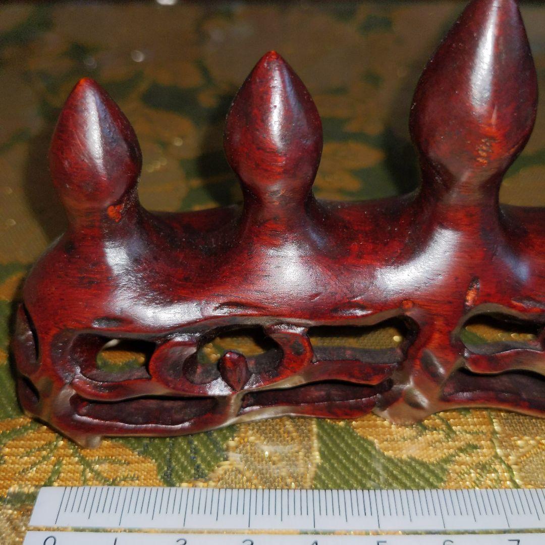 【最終価格】唐木製　筆架　中国時代品