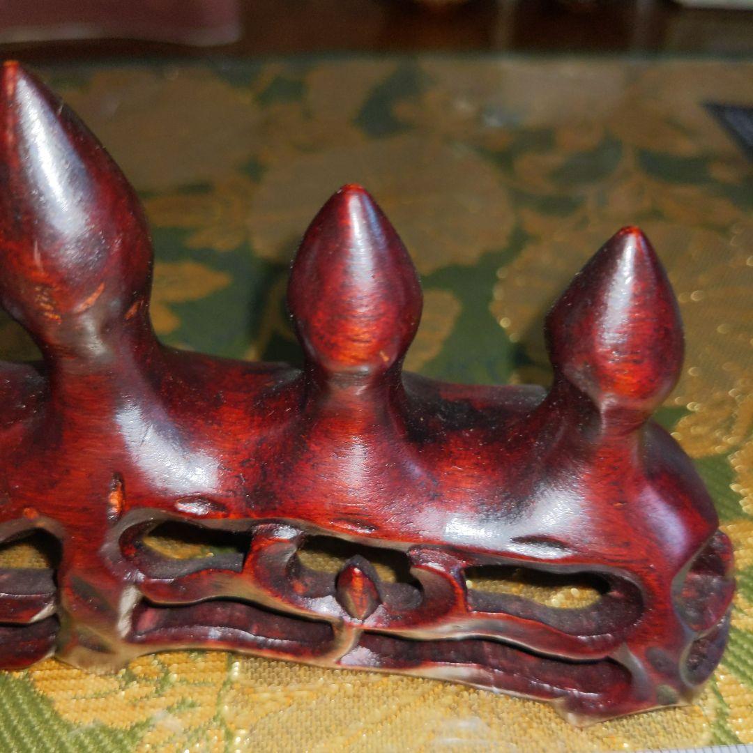 【最終価格】唐木製　筆架　中国時代品