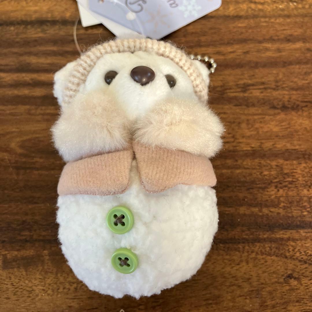 シークレットオブスノーウィーデイ ぬいぐるみチャーム　雪だるま　3つセット