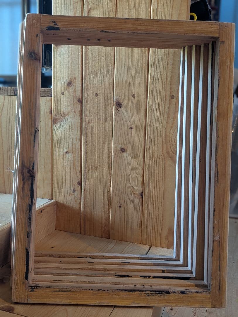 シルクスクリーン 木製フレーム 6枚セット A3対応サイズ