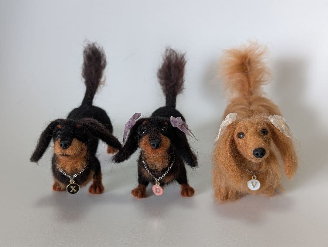 羊毛フェルトで作るうちの子　犬 ＆猫 ＆うさぎ