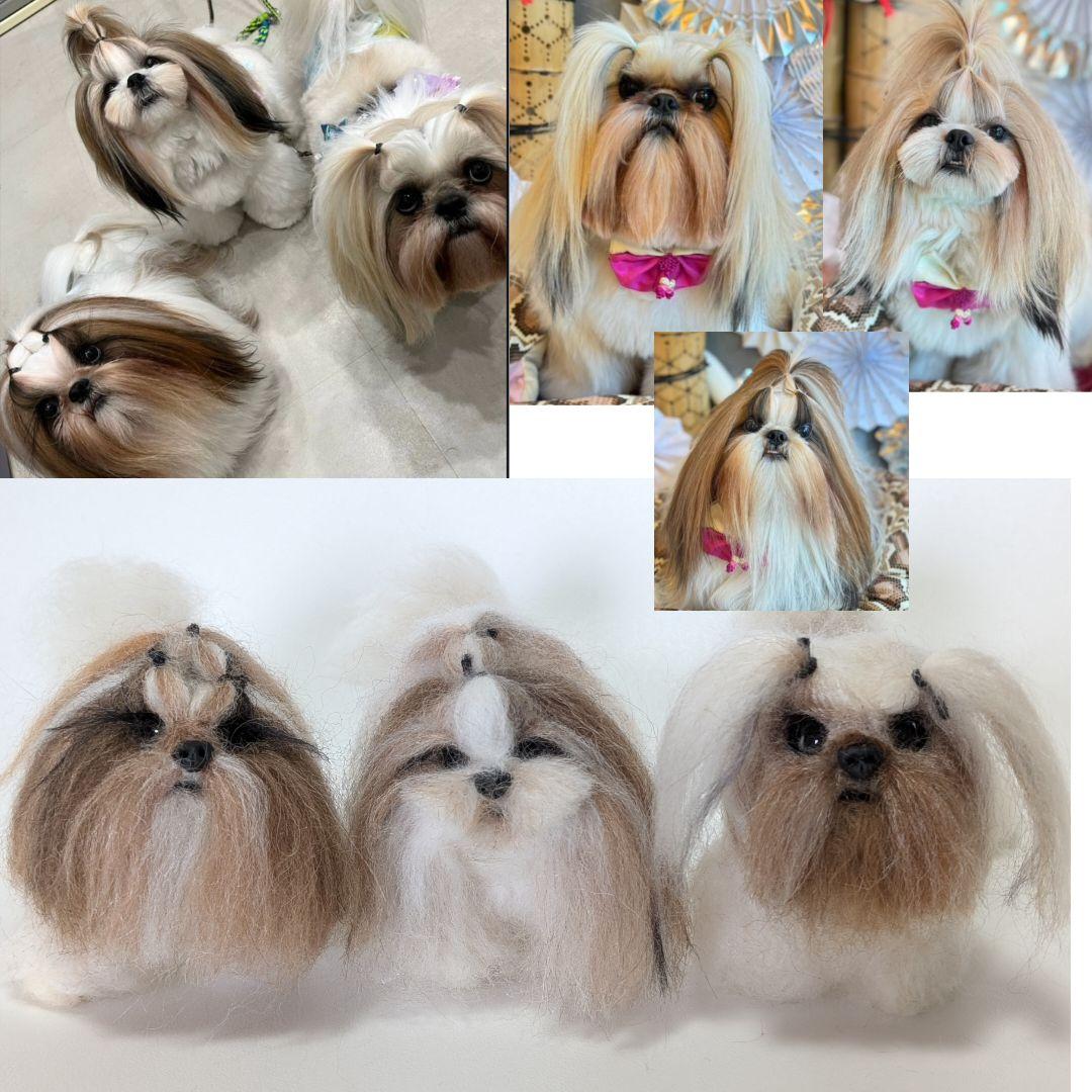 羊毛フェルトで作るうちの子　犬 ＆猫 ＆うさぎ