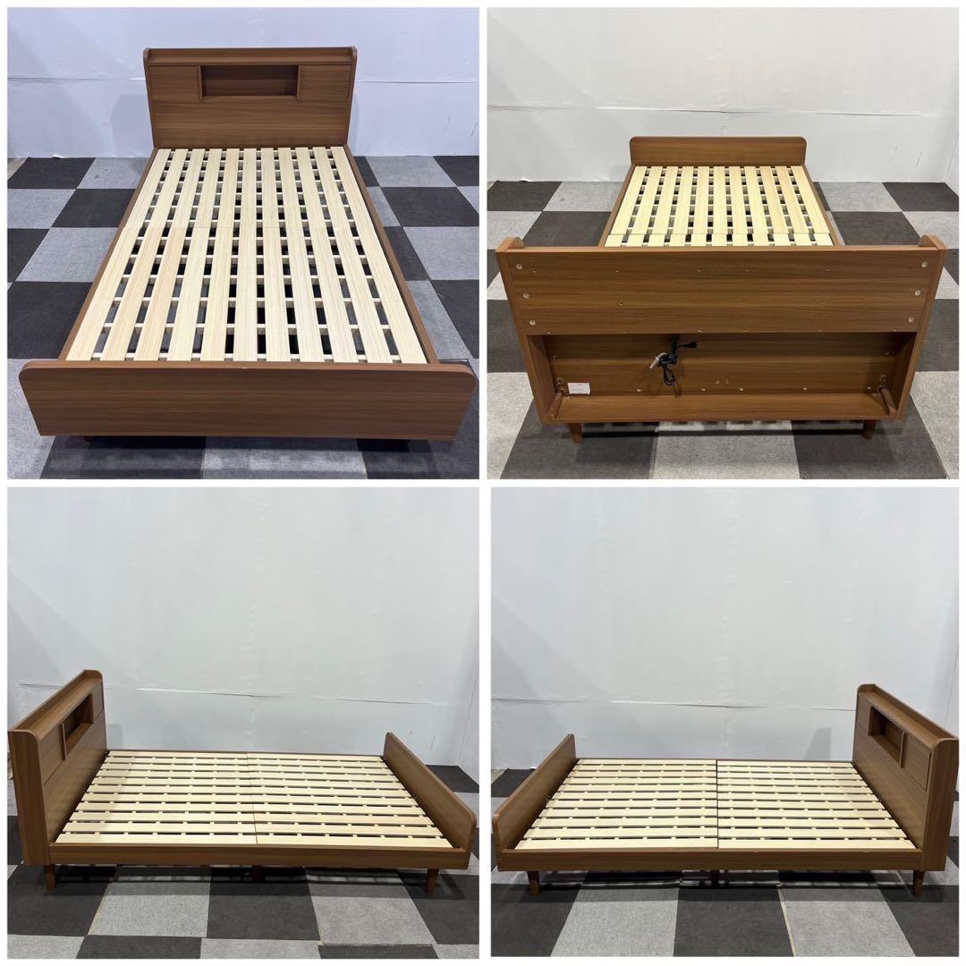 unico RUKEA セミダブル ベッド フレーム 家具 Fe2066