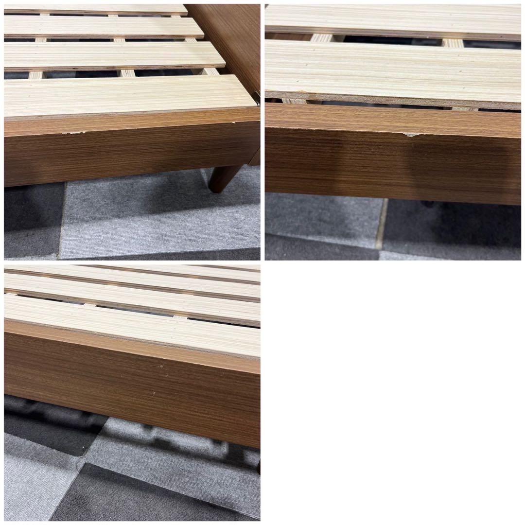 unico RUKEA セミダブル ベッド フレーム 家具 Fe2066