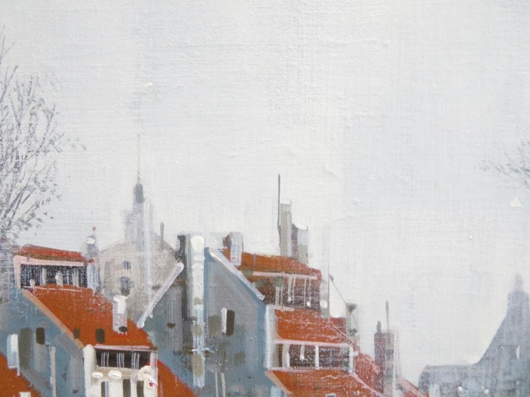 竹内 敏彦　「ストラスブール」 油彩　F6号　元一創会会員 日美連会員 帝美卒