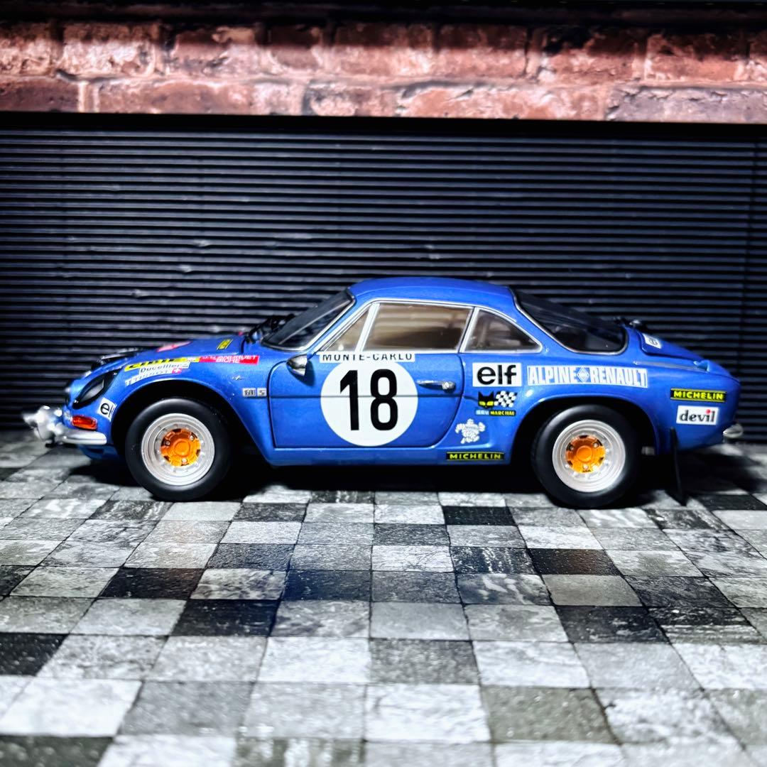 1/18 京商 アルピーヌ ルノー A110 1800S 1973 モンテカルロ