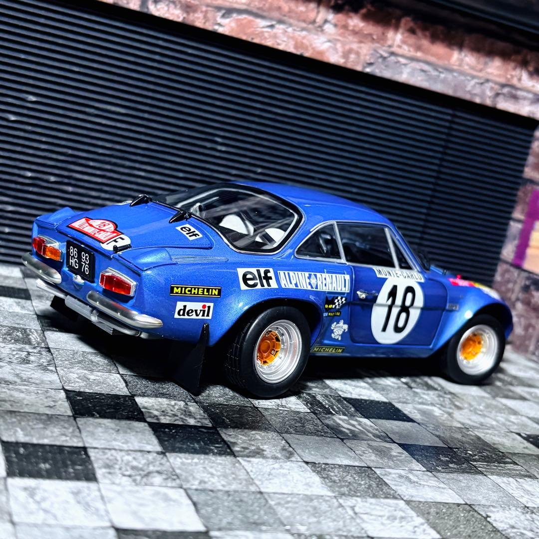 1/18 京商 アルピーヌ ルノー A110 1800S 1973 モンテカルロ
