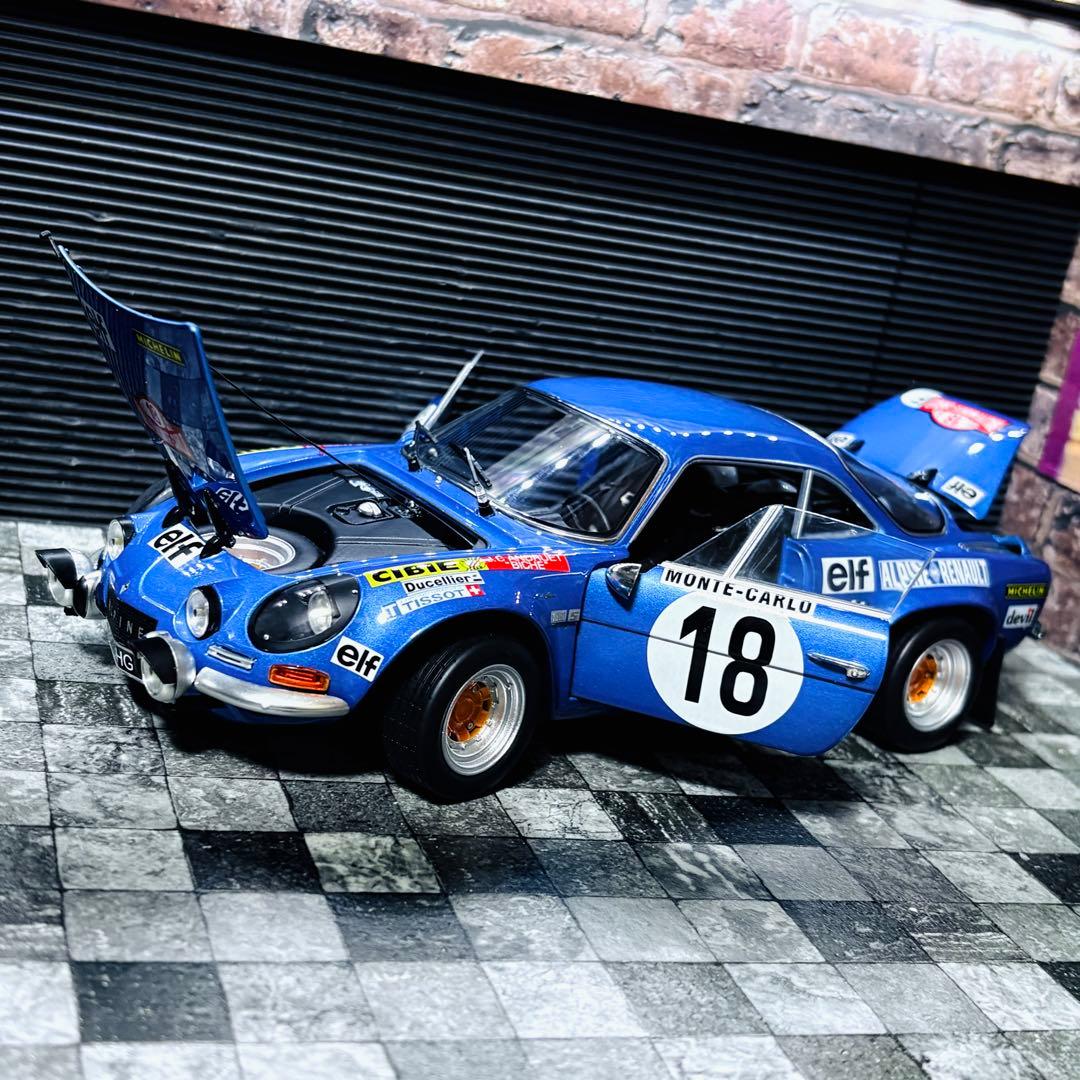 1/18 京商 アルピーヌ ルノー A110 1800S 1973 モンテカルロ