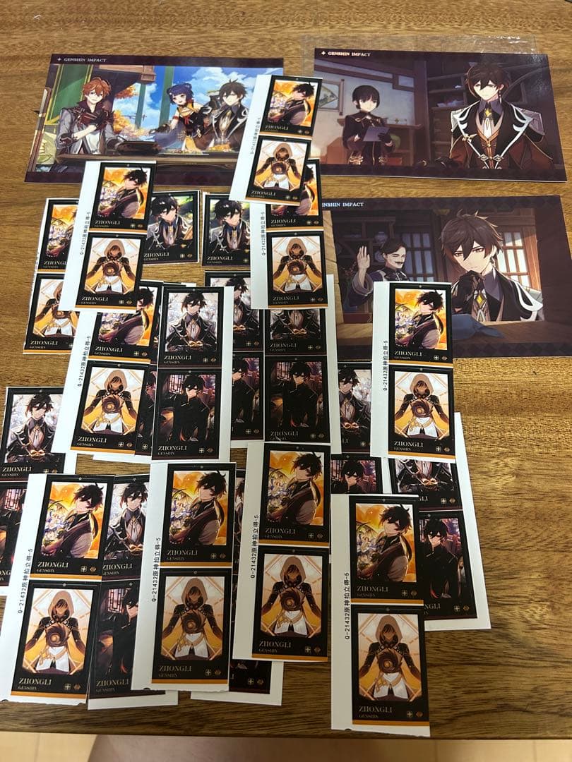 原神鍾離まとめ売り グッズ 缶バッジ シール キーホルダー アクスタ