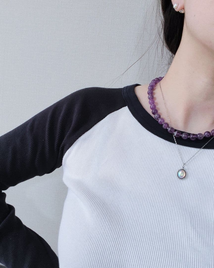 ネックレス・ペンダント amethyst Necklace