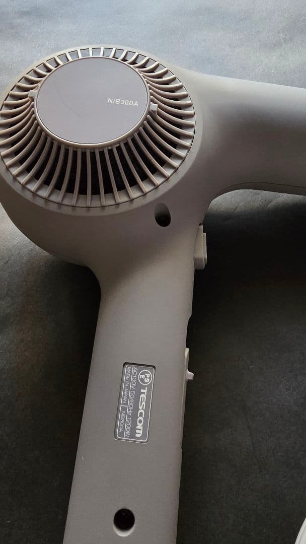 一度のみの使用Nobby byTESCOM NIB300Aヘアドライヤー グレー