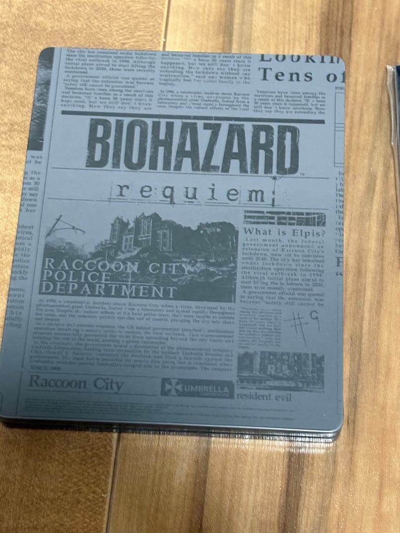 バイオハザード レクイエム PS5 スチールケース 新品未使用