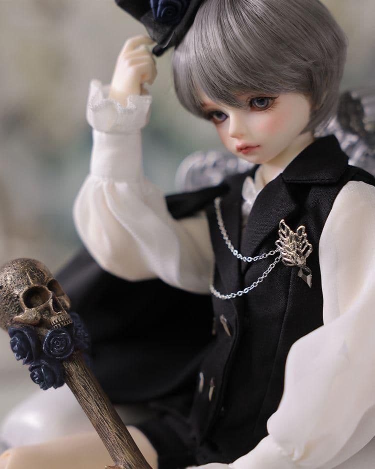 WH998 bjd 1/4 ドール本体 Heron 球体関節人形 ハンドメイド
