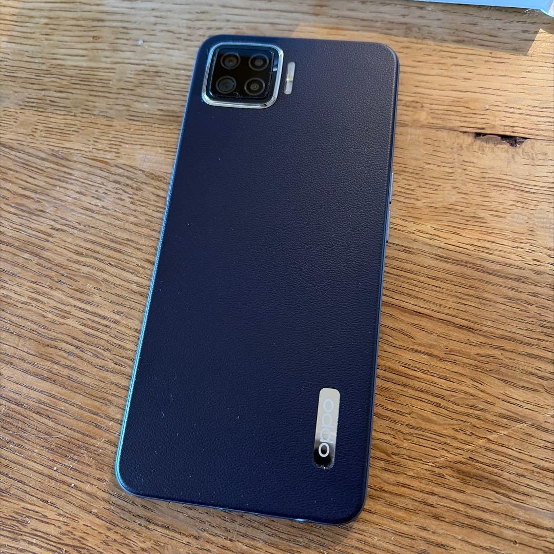 OPPO A73 本体 ネイビー 充電器・イヤホン付き