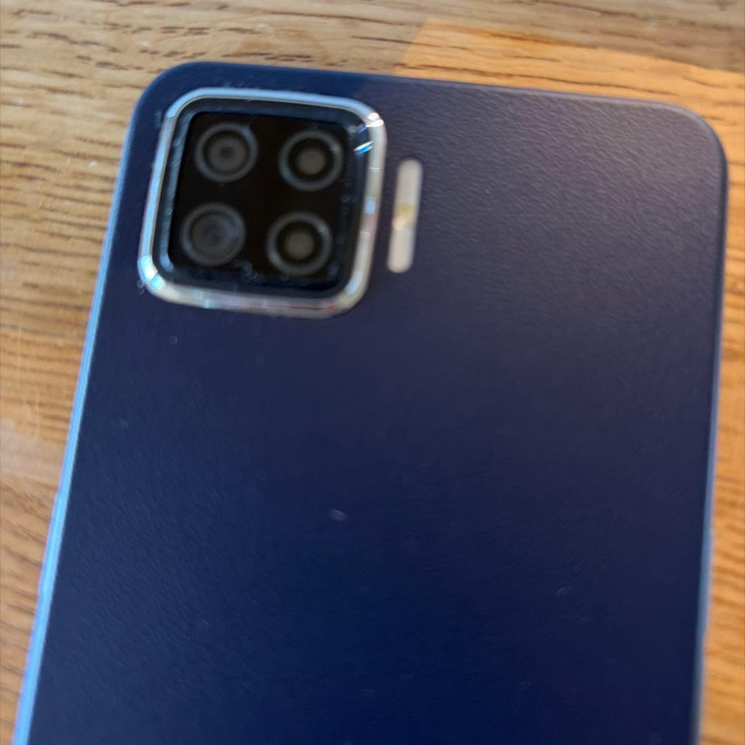 OPPO A73 本体 ネイビー 充電器・イヤホン付き