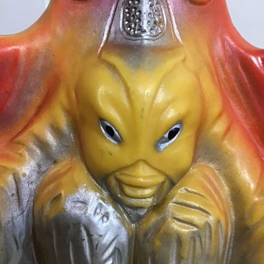 期間限定　昭和レトロ　当時物　ブルマック　ソフビ　ミラーマン怪獣　鋼鉄竜アイアン