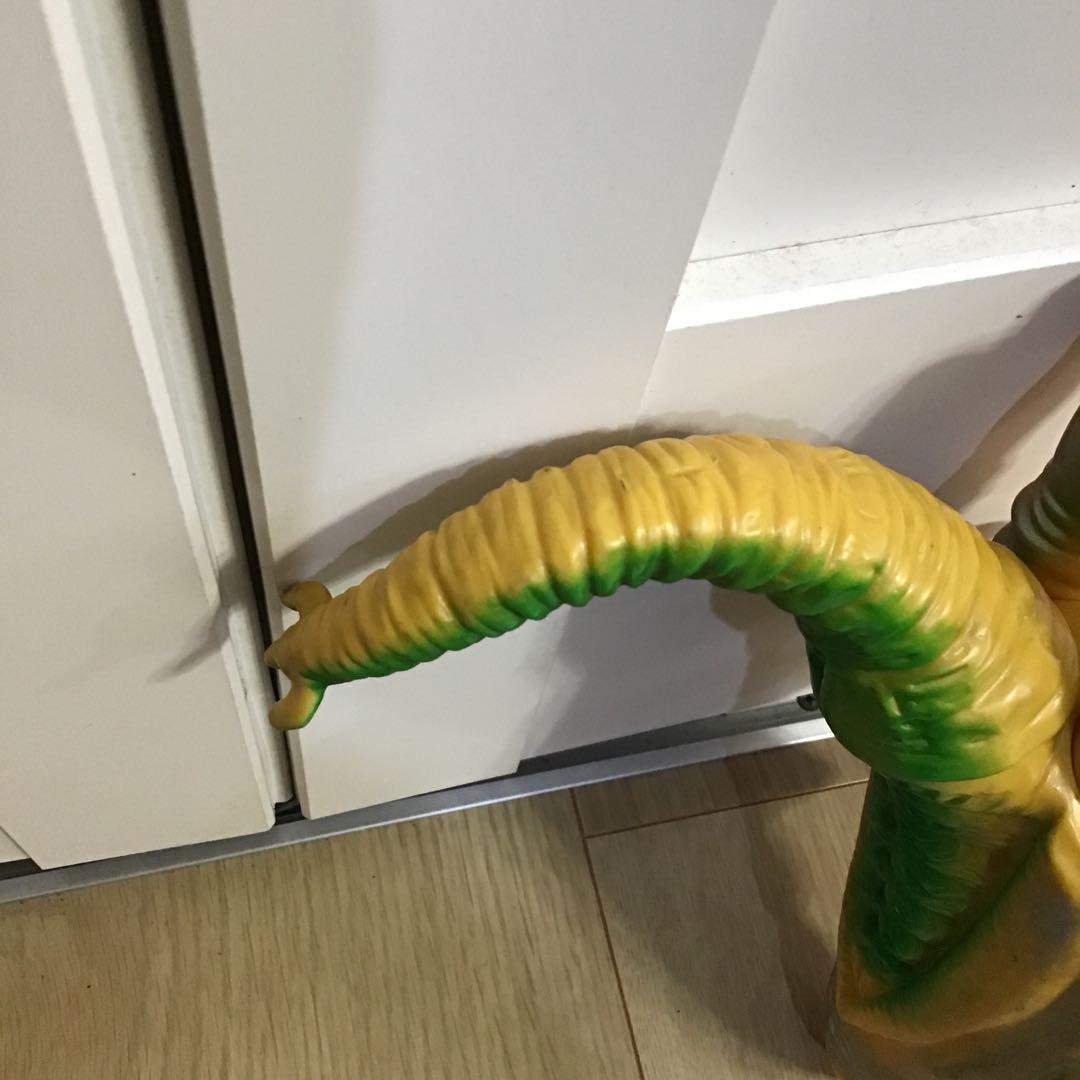 期間限定　昭和レトロ　当時物　ブルマック　ソフビ　ミラーマン怪獣　鋼鉄竜アイアン