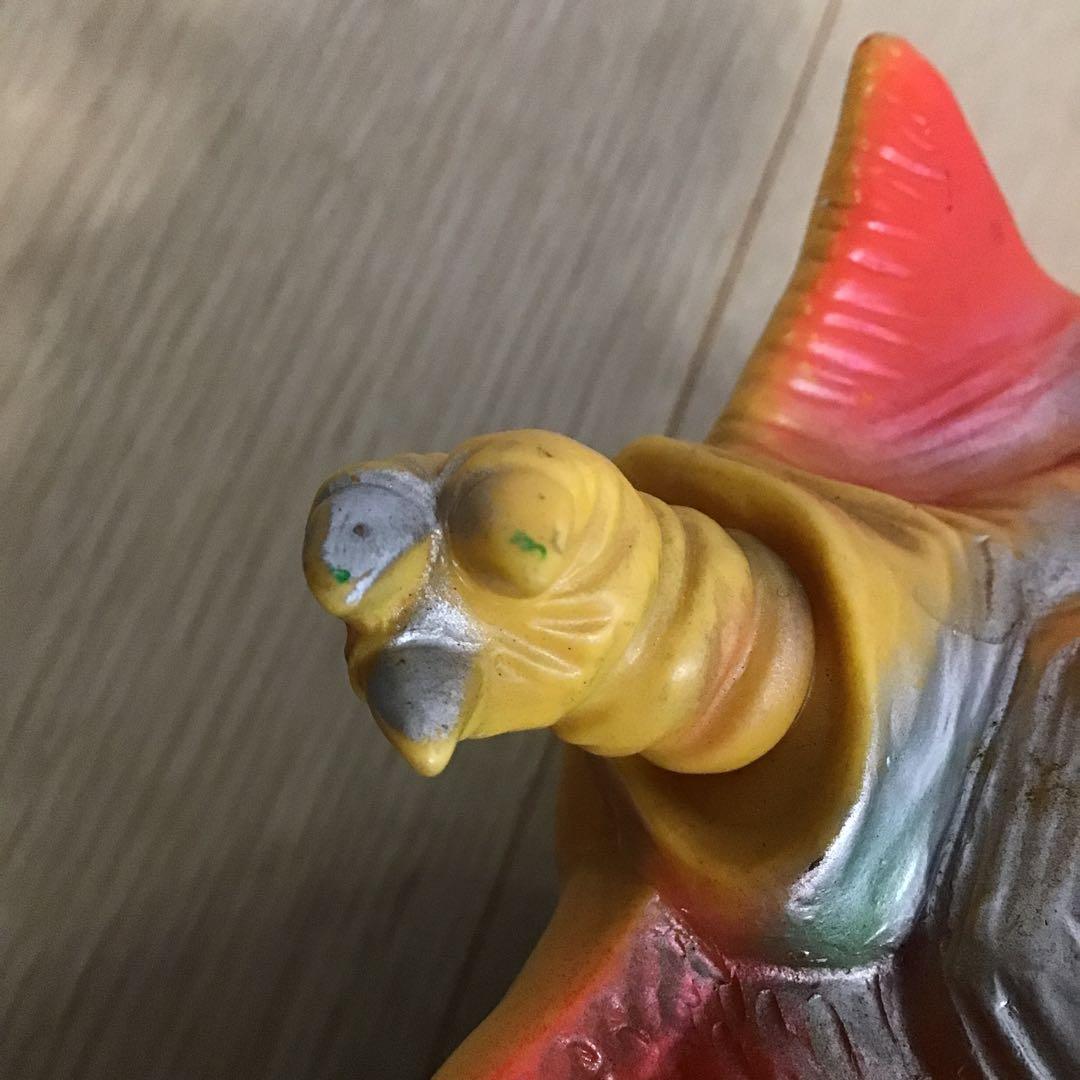 期間限定　昭和レトロ　当時物　ブルマック　ソフビ　ミラーマン怪獣　鋼鉄竜アイアン