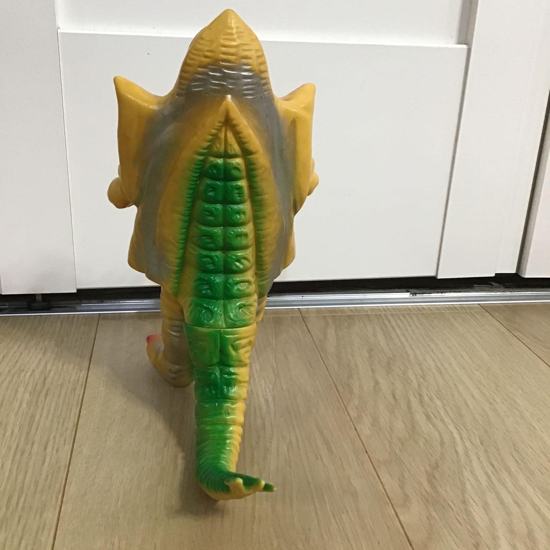 期間限定　昭和レトロ　当時物　ブルマック　ソフビ　ミラーマン怪獣　鋼鉄竜アイアン