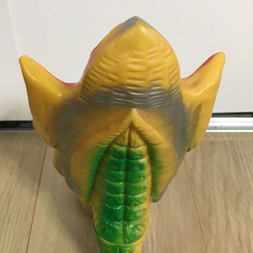 期間限定　昭和レトロ　当時物　ブルマック　ソフビ　ミラーマン怪獣　鋼鉄竜アイアン