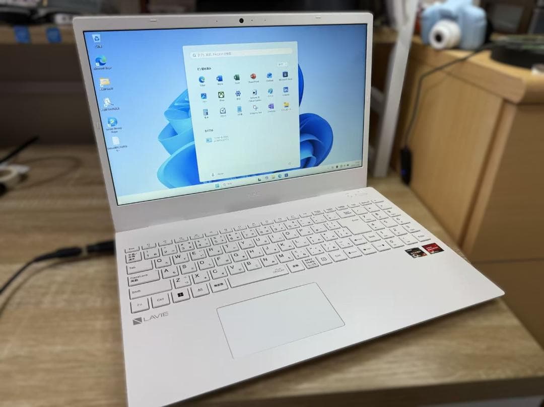 未使用品近い　NEC　N156C Ryzen7 SSD+HDD　Office付き