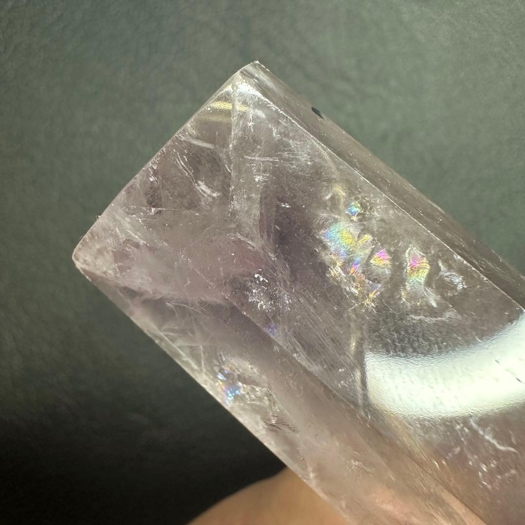 爆レア❗️ロマネサイト アメジストナチュラルポイントワンド ファントム A938