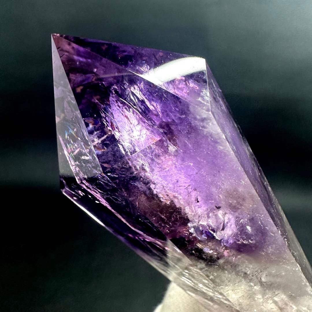 爆レア❗️ロマネサイト アメジストナチュラルポイントワンド ファントム A938