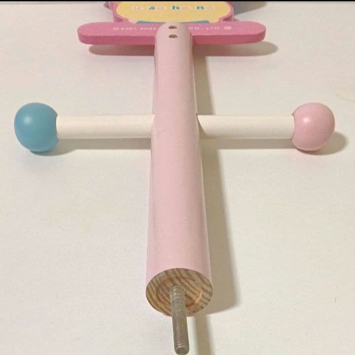 希少 サンリオ ウサハナ USAHANA 木製ポールハンガー 2004年当時物